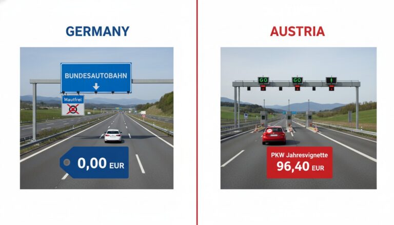 Vignetten-Preise 2024: Kostenvergleich Deutschland vs. Österreich